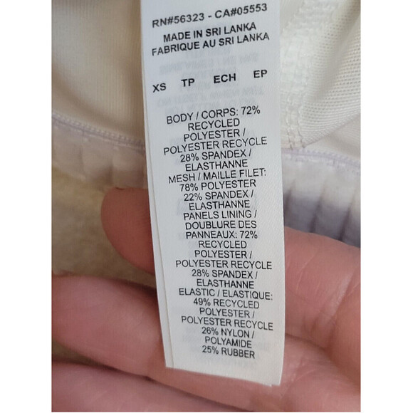 Nike Women's Size XS zippered  Shape Sports Bra Zipper White NWT - Picture 7 of 8